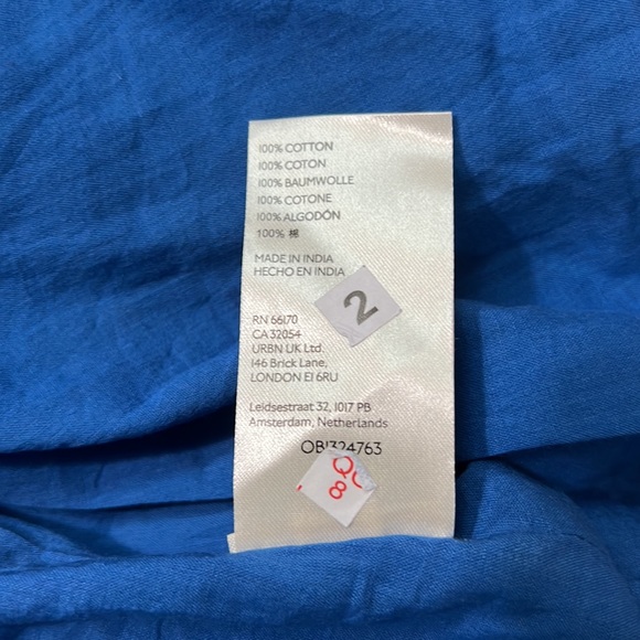 Anthropologie Tiered Abstract Maxi Dress size S - Picture 16 of 16